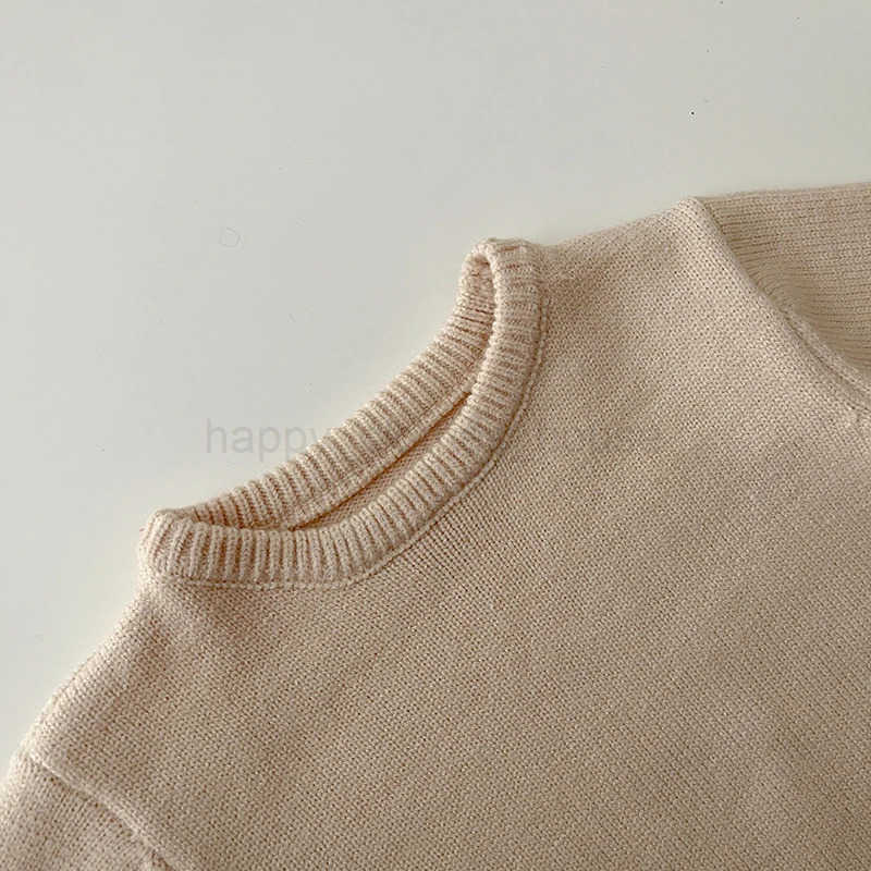 Autumn Newborn Baby Girl Baby Clothes With Solid Color Knitted Pants Girls Casual Pit Strap Pants Set Baby Outing ClothesXJ241205