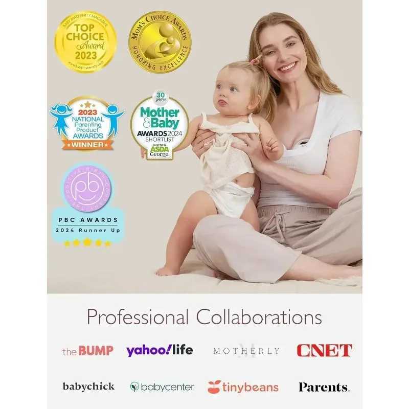 Wearable Breast Pump of Baby Mouth Double-Sealed with 3 Mode S241252