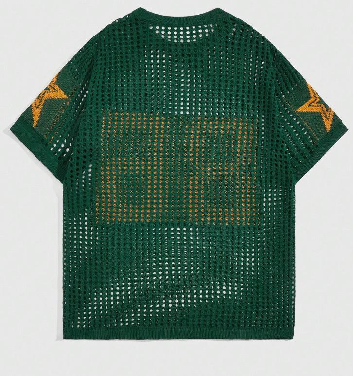 Y2K retro jersey quick drying breathable mesh Tshirt mens street college sportswear oversized unisex football training suit 240813