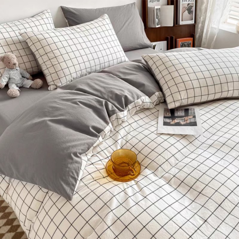 Autumn and Winter Bedding Abraded Fabric Duvet Cover