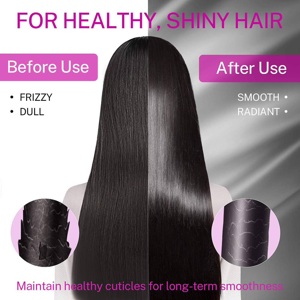 Ionic Straightener Suit 2 In 1 Flat Smooth Titanium Hair Negative Ion Straight Curg Iron