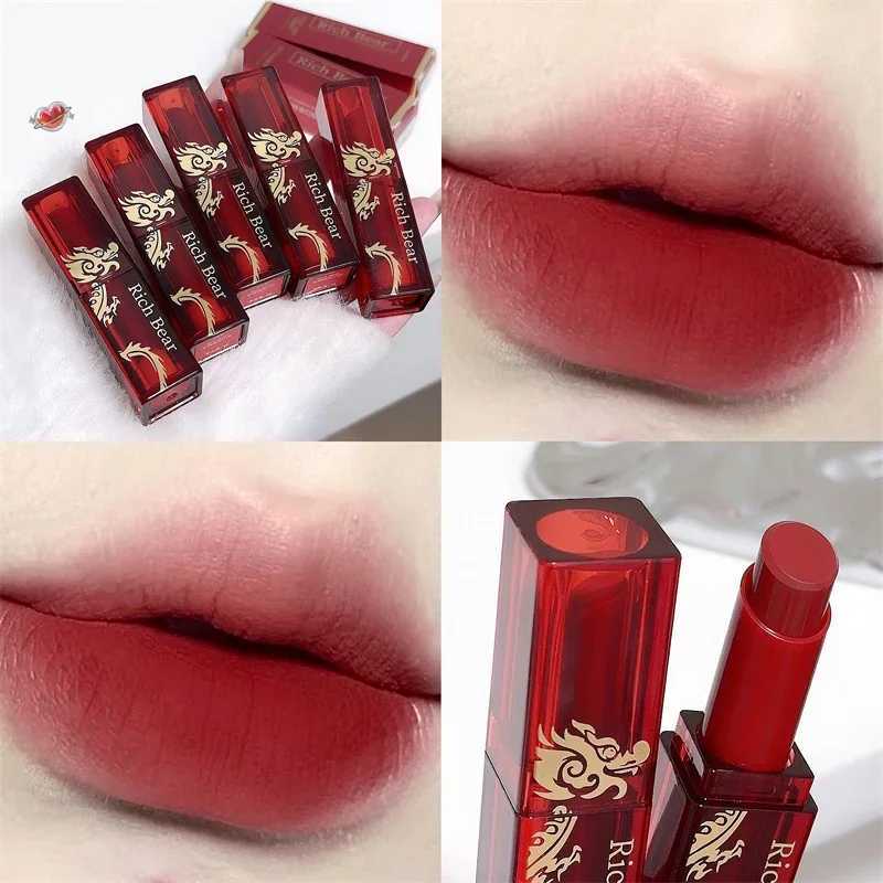 5 Colors Matte Velvet Sexy Red Lipstick Tint Makeup Matte Lip Gloss Waterproof Lipgloss Long Lasting Lip Glaze Korean CosmeticsXJ241205