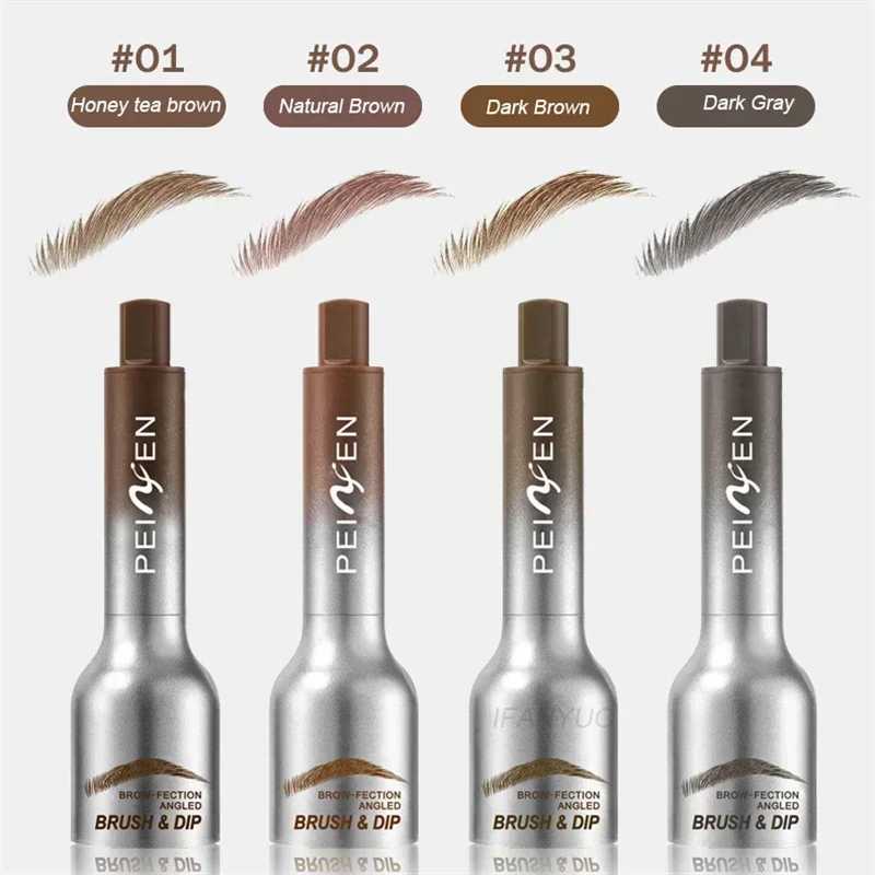 Eyebrows hair line wild eyebrows velvet three-way eyebrows dyes waterproof pencils hair line gel big brush head W241205