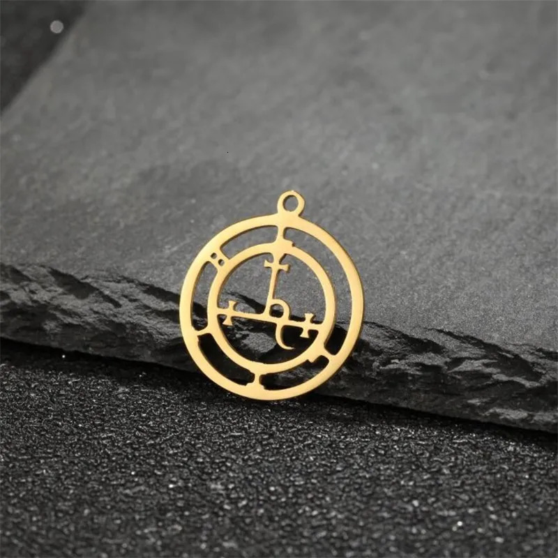 5pclot Mini Metal Geometric Pendants Minimalist Fairy Mermaid Ballet Heart Witch Stainless Steel Charms for DIY Jewelry Making 241122