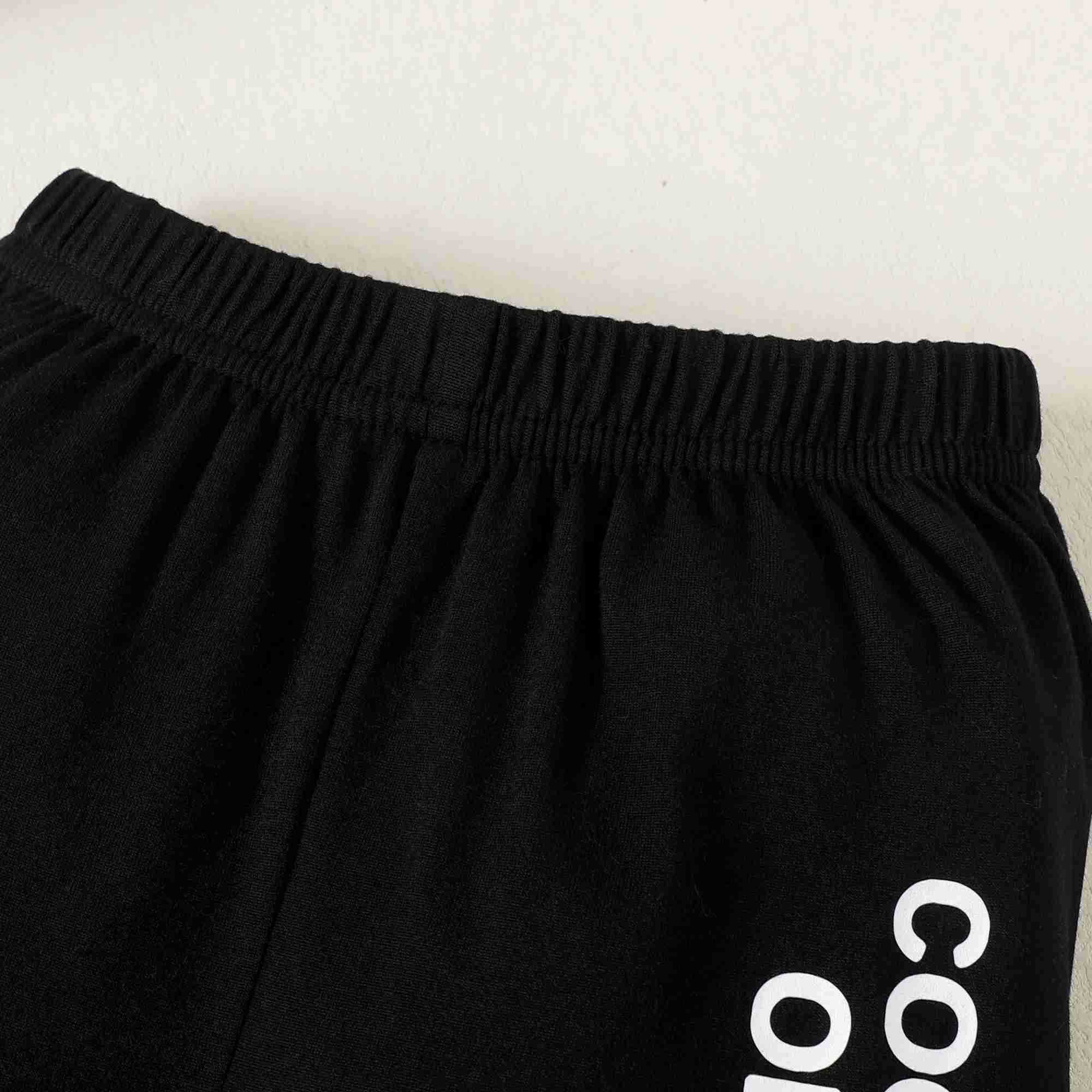 2pcs Baby Boy Clothing Casual Long Sleeve Crewneck Top Letter Print Pants Baby Set Spring Fall Winter For Toddler Baby BoyXJ241205