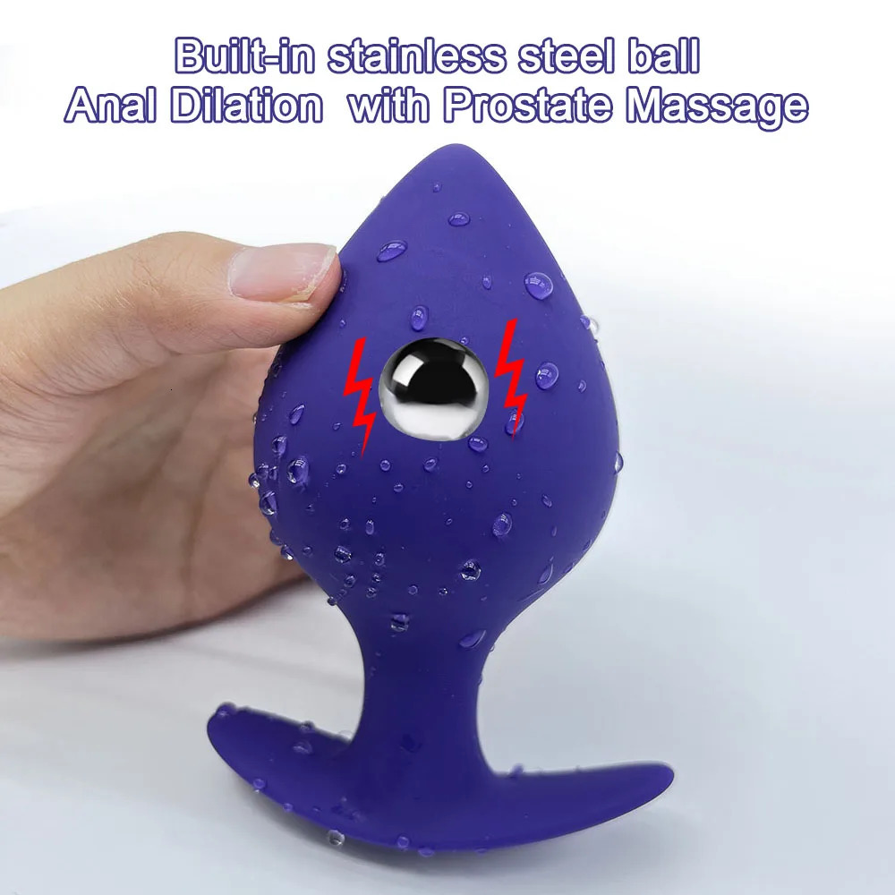 M-XXXXL Big Anal Plug Silicone Butt Plug Fetish Men Prostate Massager Anal Beads Adult Sex Toys for Women Men Anal Dilator 241205