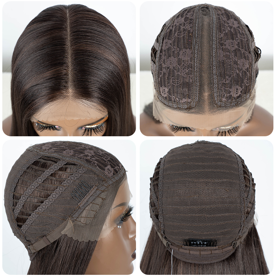 Noble Front 38 Inch Long Straight Lace Wig Ombre Blonde Hair Cosplay Wigs For Women Synthetic Lace Front Wigs