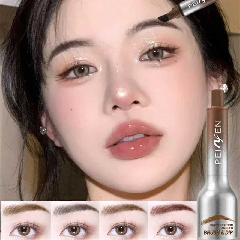 Eyebrows hair line wild eyebrows velvet three-way eyebrows dyes waterproof pencils hair line gel big brush head W241205