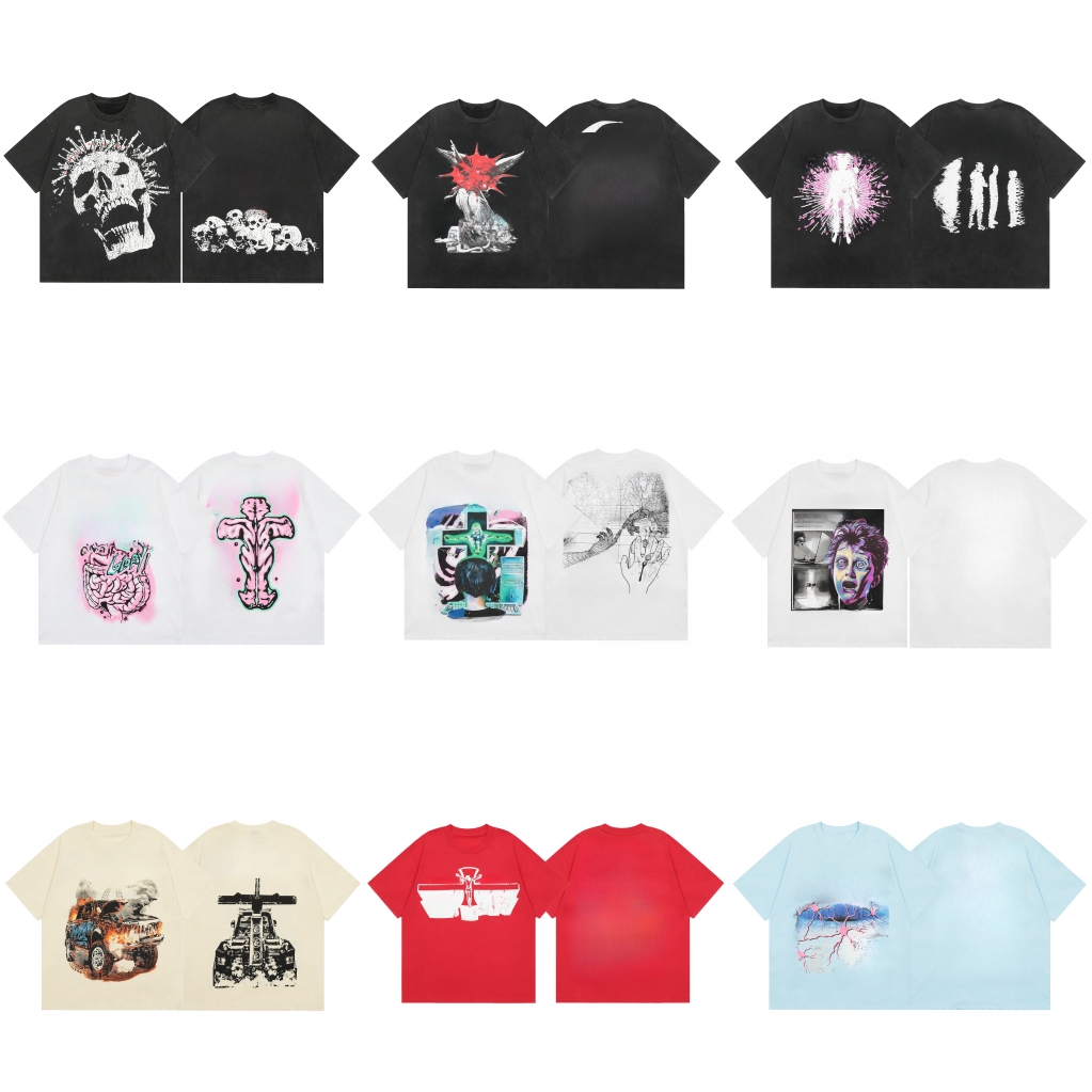 New Arrival Graffiti Printing T Shirt Mens Designer T Shirt Pattern Print Fashion Men Women Hip Hop Tees S-XL