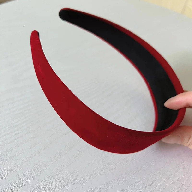 5 pieces 2/2.5/3/4cm long Plus 39cm plush fabric covered plastic headband base velvet headband DIY womens headband 241205