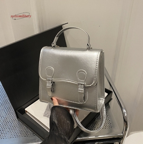 High quality fashionable for women 2024 new simple backpack, college style versatile single shoulder diagonal cross bag handbag swissmilitary