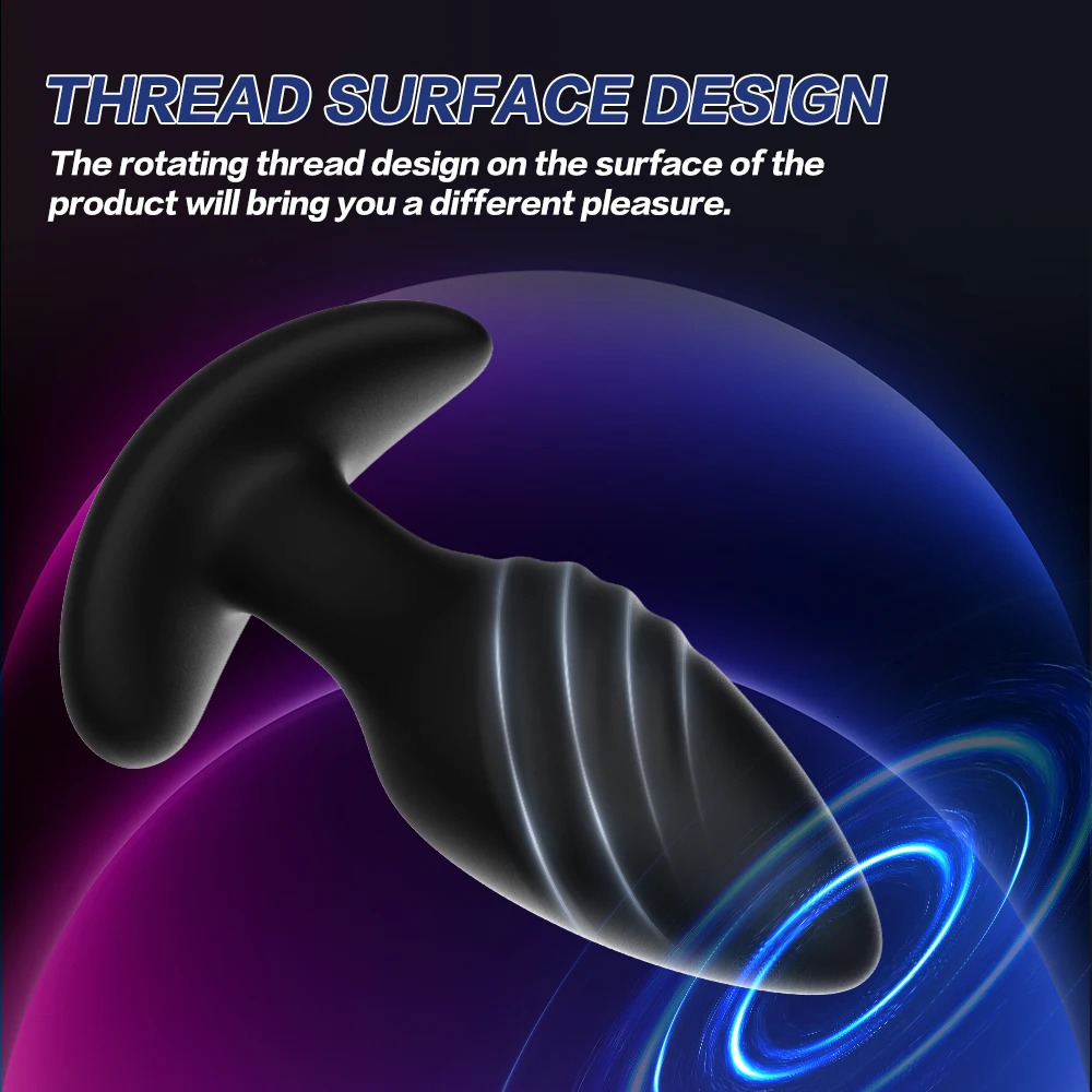 Rotating Anal Plug Vibrator Men Prostate Massager Sex Toy APP Remote Control Vibrator Butt Plug Rotation Vibrating Anal For Men 241205