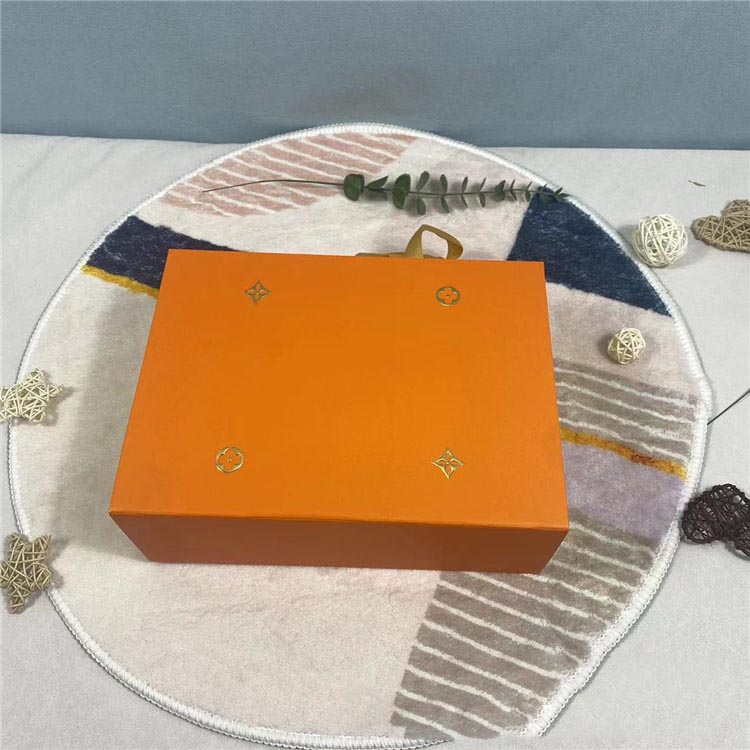 Designer orange Gift Box Classic Logo perfume Bag box empty box gift box retail handbag paper bag shopping bag carry bag dust cloth bag