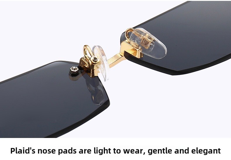 Free Shipping Sunglasses for Women Designer Top Quality Glasses Men Frame Metal Frameless Sun Glasses