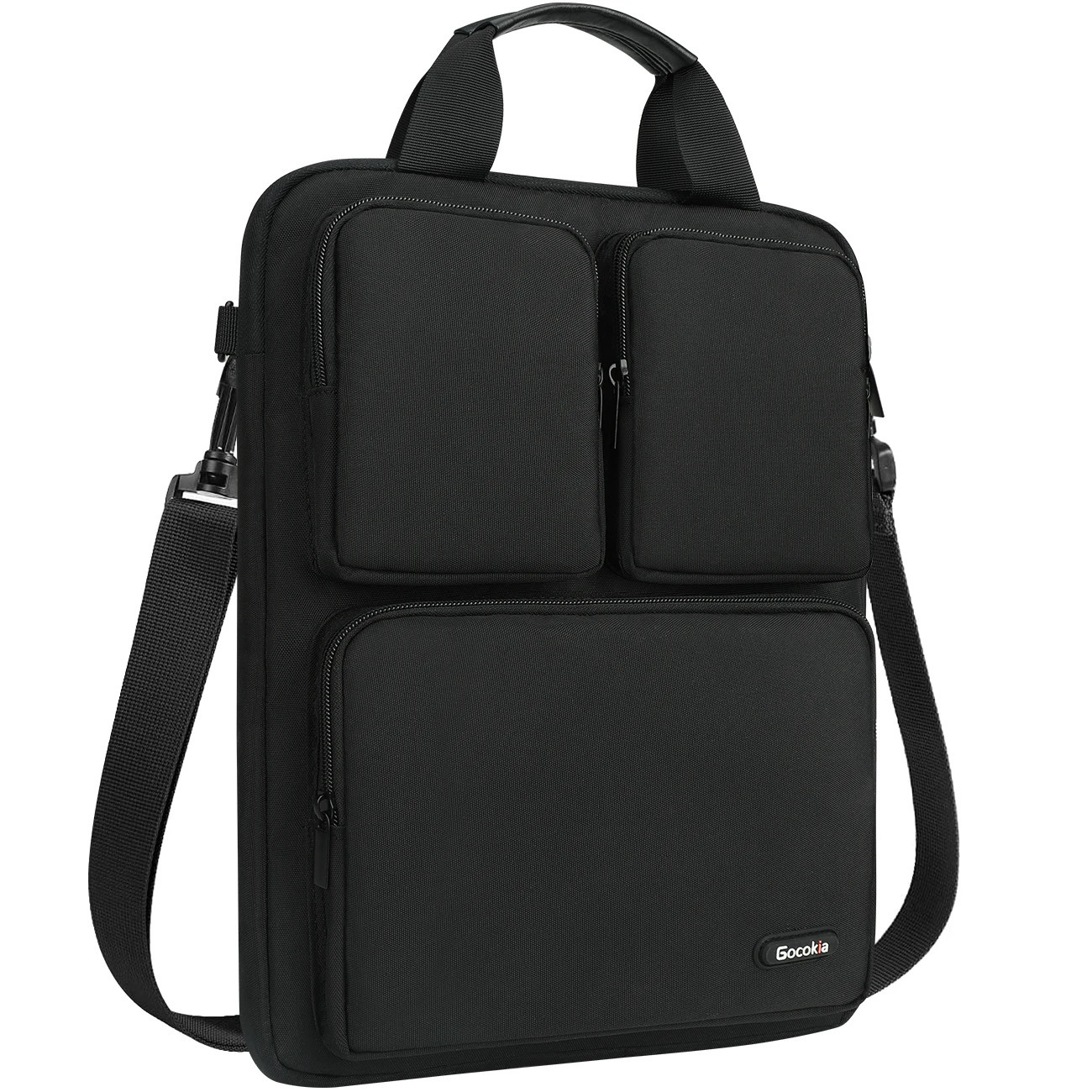 14Inch Three Pocket Vertical Style Laptop Bag Sleeve Messenger Single Shoulder Computer Case Briefcase 241204