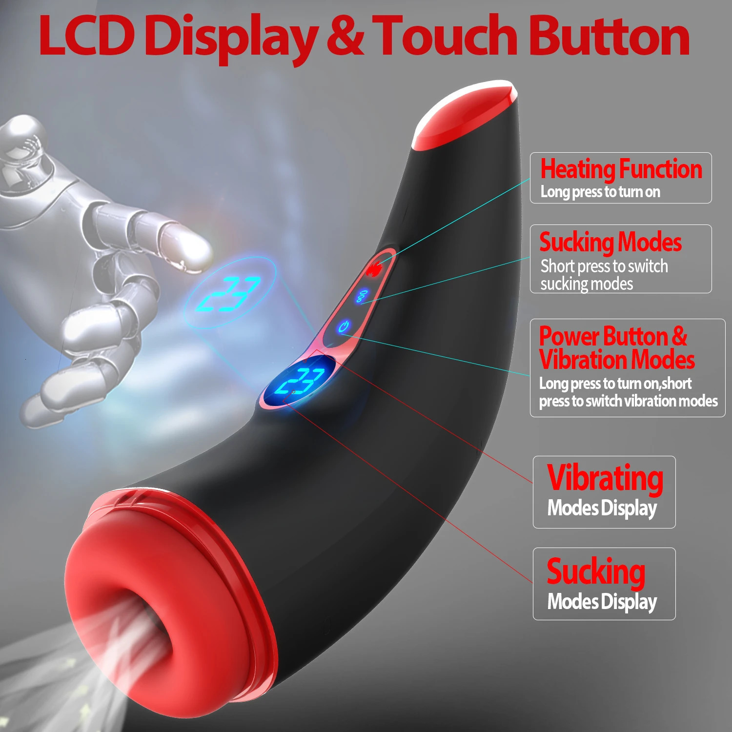 Automatic Male Masturbator Sucking Machine Vibrating Heating Masturbation Goods Blowjob Adult Supplies Sex Toy for Men 241205