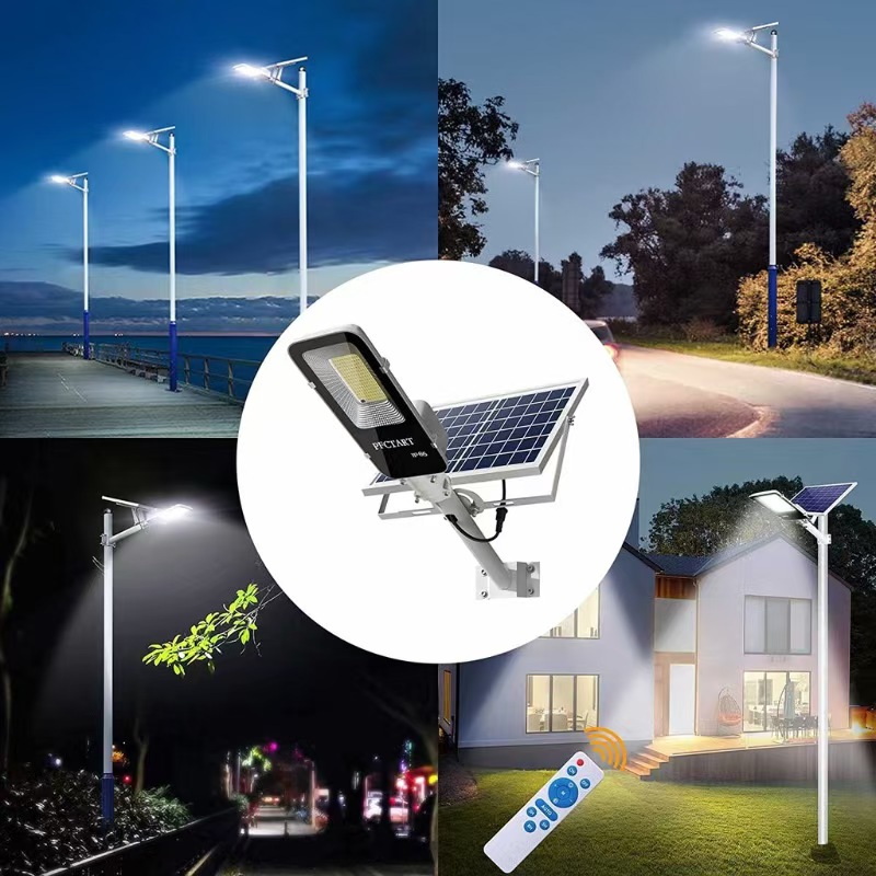 200W 300w 500w 800w 2000w Powerful Solar Lights Outdoor Garden House Yard Lighting Wall Lamp External Panel Garden Waterproof Street Light