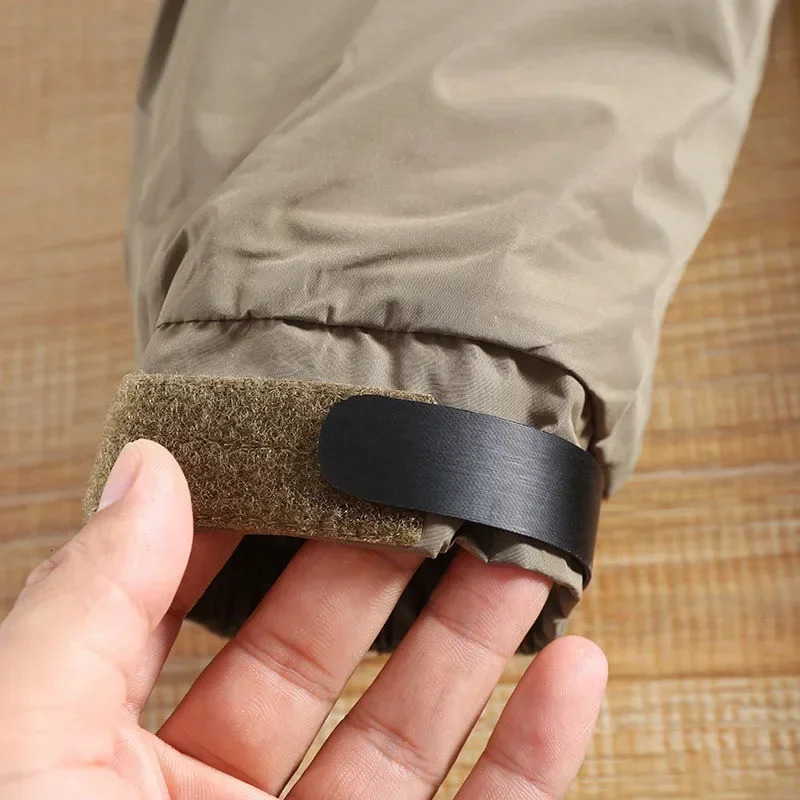 Outdoor climbing jacket for men waterproof windproof warm loose hooded thick cotton jacket hiking camping hunting jacket 241202