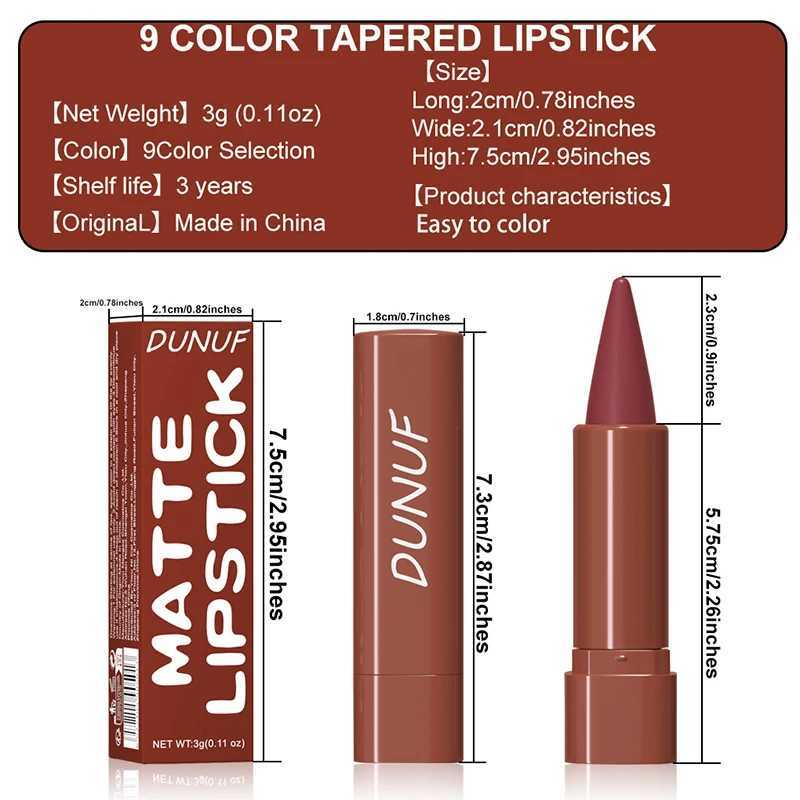 Tapered Gradient Lip Liner Matte Black Brown Velvet Lipstick Waterproof Non Sticky Contouring Tint Lipliner Crayon Lip MakeupXJ241205
