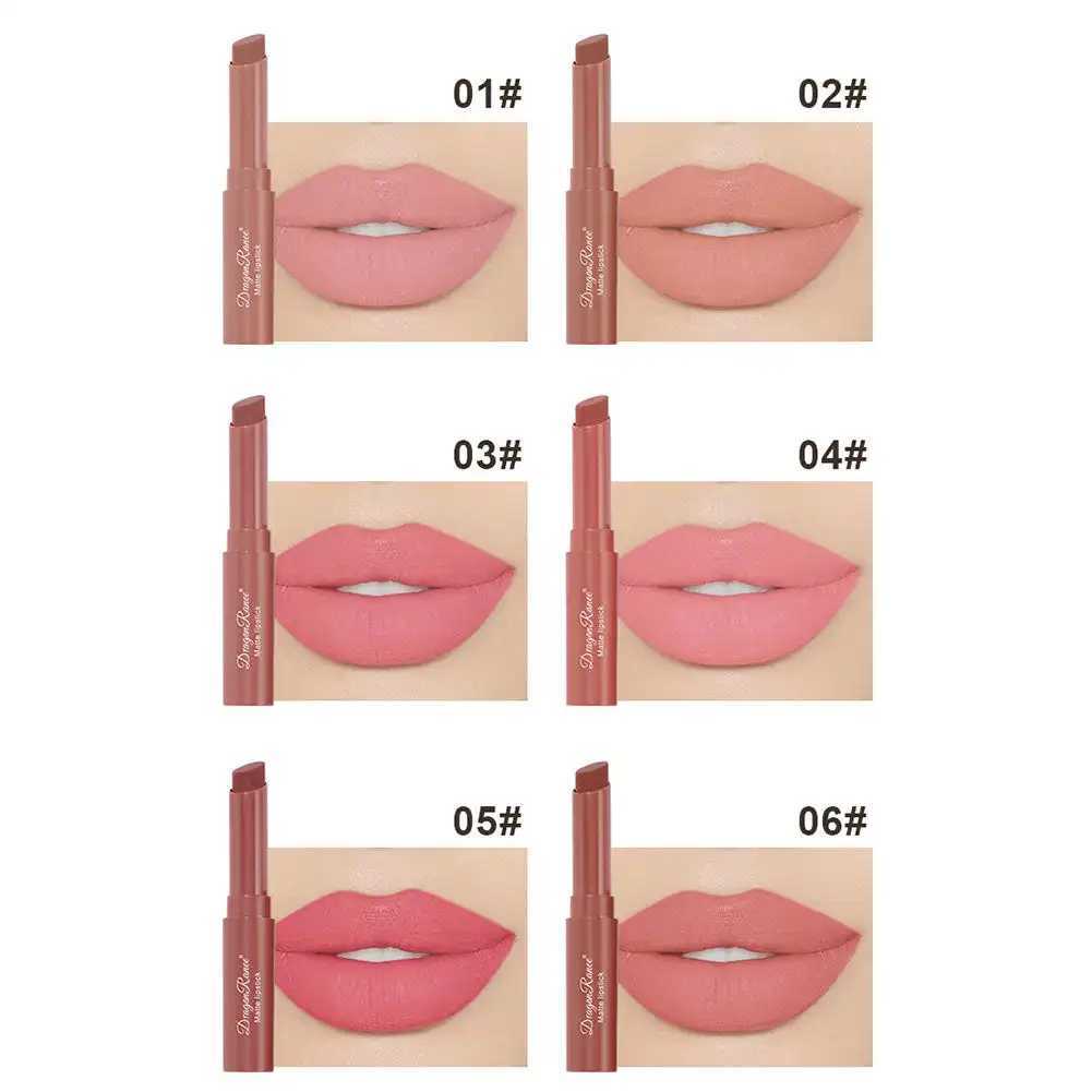 Velvet Matte Lipstick Long Lasting Makeup Waterproof Lipstick Non-Stick Cup Lip Stain Tint Cosmetics Lip Pencil Liner NewXJ241205