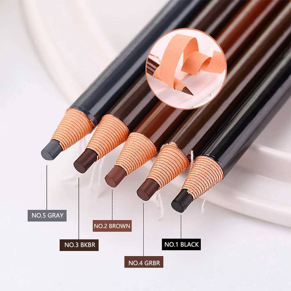 Tear pull eyebrow pencil unshaven eyebrow pencil natural color rendering sweat and stain resistant eyebrows W241205