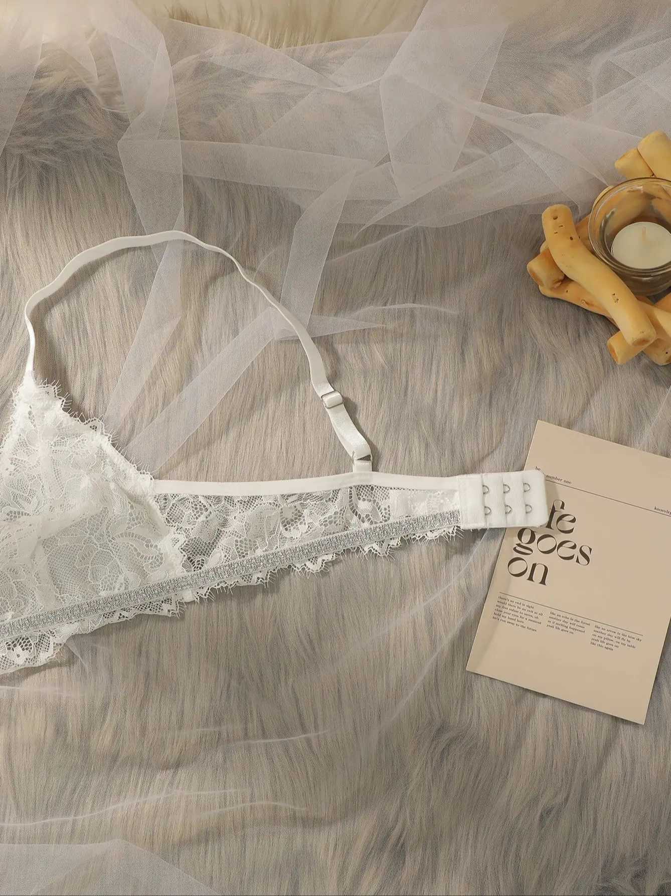 Viomisha Sexy Lingerie Set Woman Lace Transparent Underwear Fairy Embroidery Brief Sets Delicate Bra Kit Push Up Breves SetsXJ241205