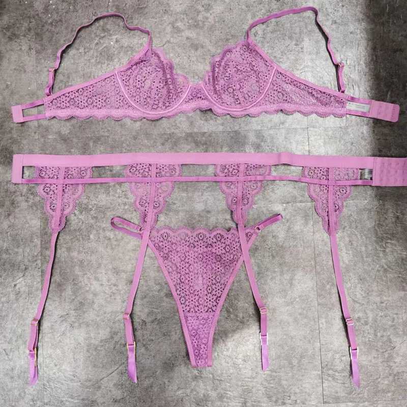 Wriufred Thin section with steel ring bra briefs set ladies underwear set red women lingerie panties suitXJ241205