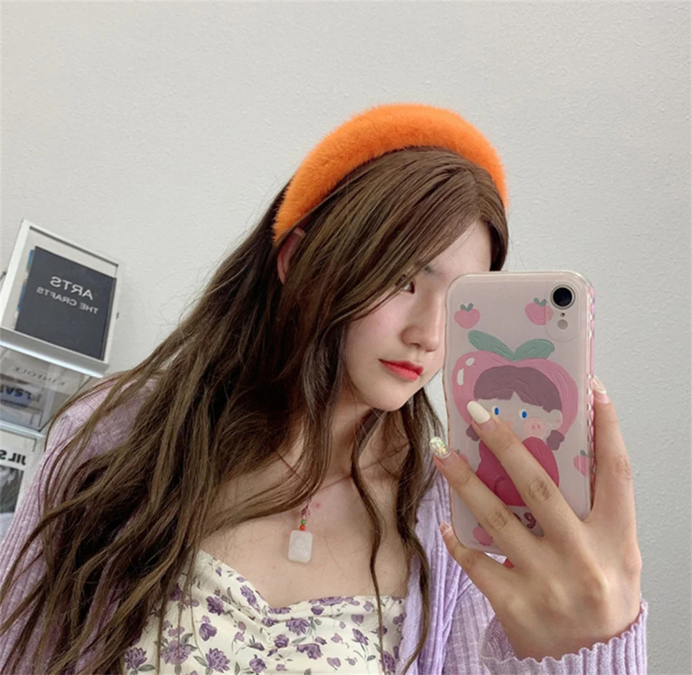 Selling Fashion Hair Circle Womens Winter 100% Genuine Mink Headband High Quality Genuine Fur Band Womens Fur Gift 241205