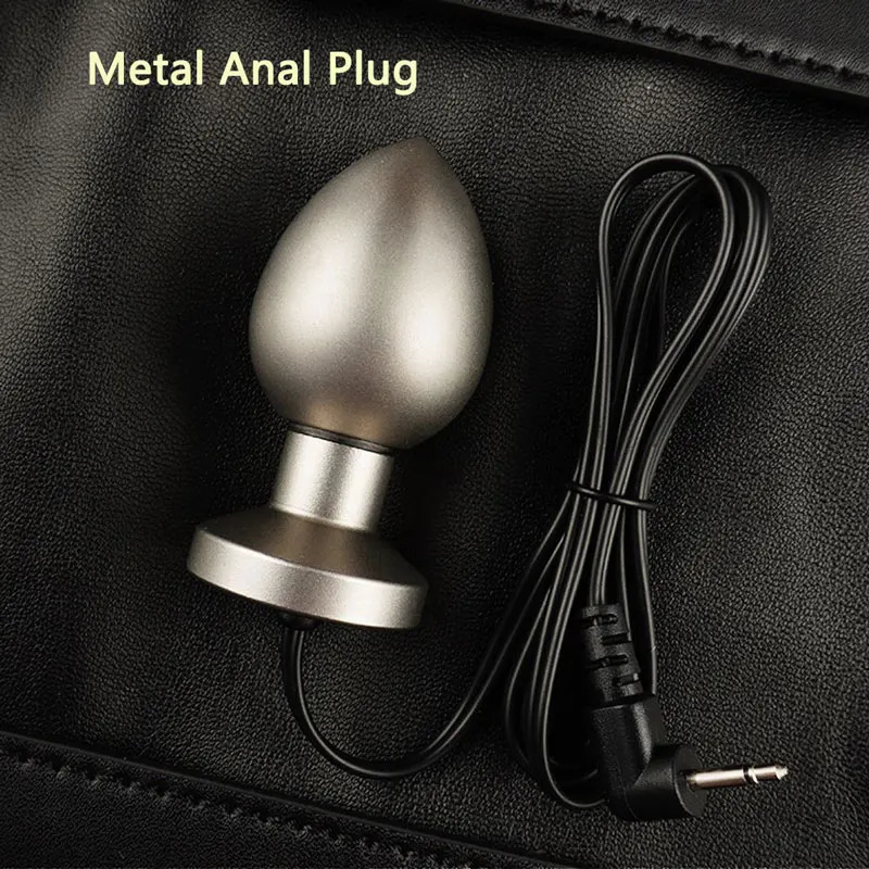 DG-LAB 3.0 Electric Shock Metal Anal Plug Electrode Butt E Stim Sphincter Prostate Massage Electro Vagina Stimulati 241205