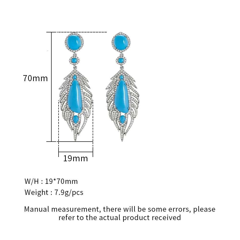 TKJ Bohemian Pendant Earrings Womens Jewelry Retro Beach Party Feather Pendant Earrings 241205