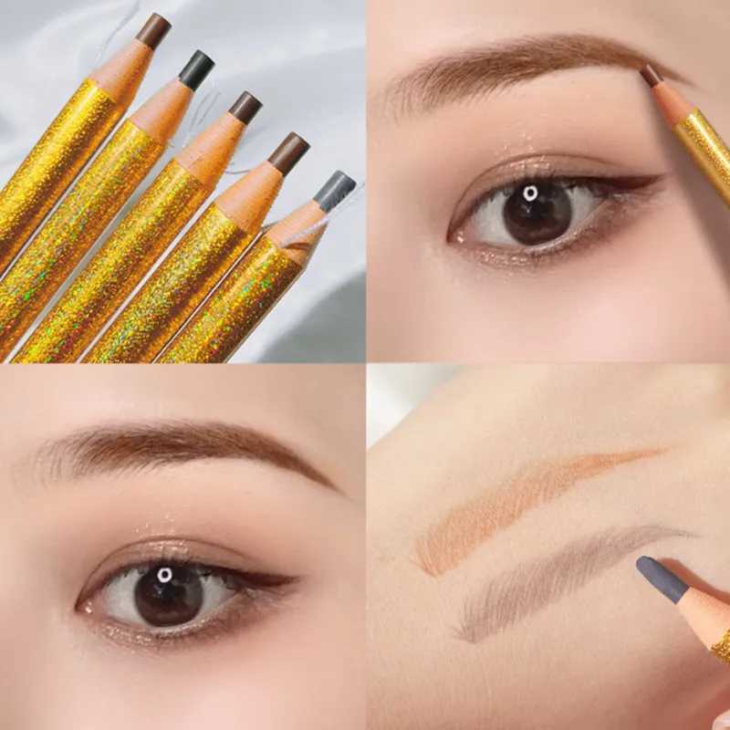 2 moisture-proof eyebrow pencils per set easy to apply eyebrow deodorizer enhancer pencil makeup natural nail flower eyebrow coloring toolW241205