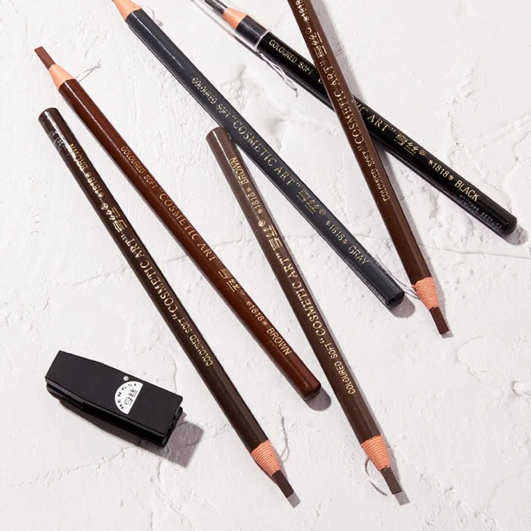 3 high-quality Hengxi 88 eyeliner pencils waterproof and halogen-free dye wood core makeup artist specific pens W241205