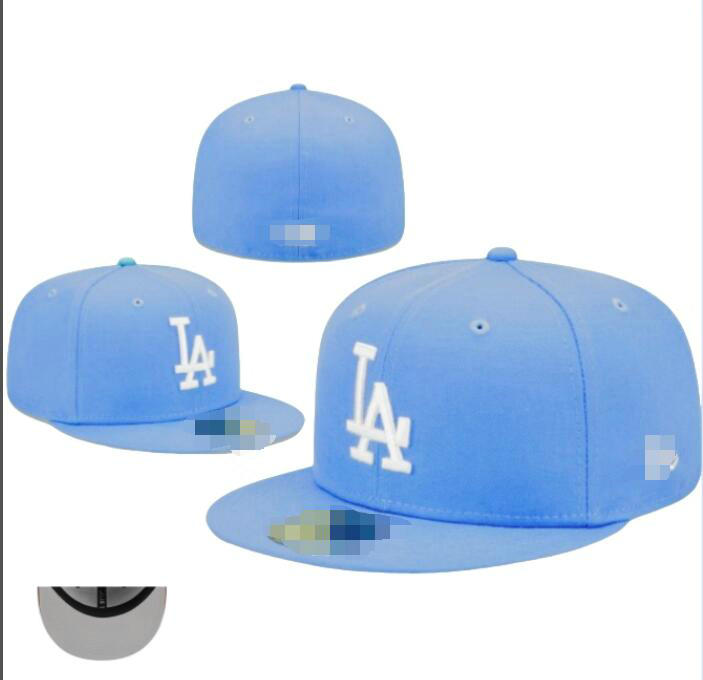 Baseball Dodgers 2024 Mens Baseball Team 2024 World Series Champions Full Closed Caps Summer Letter Bone Size caps Casual Sport Flat Fitted Hats a4