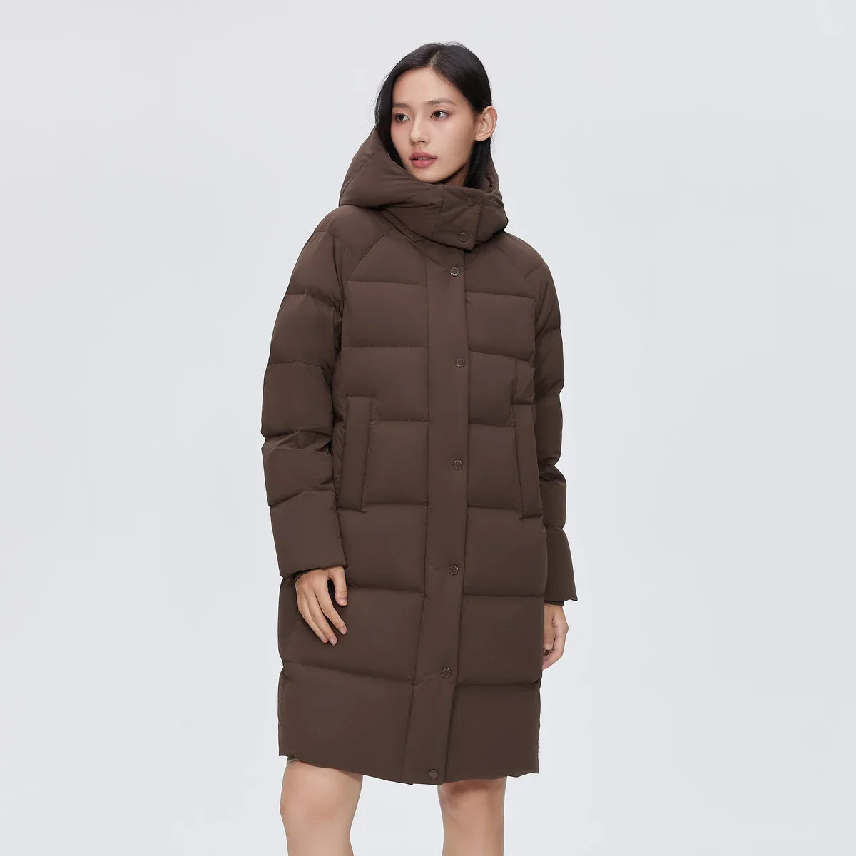 BOSIDENG Winter 90% Duck Down Jacket Womens Casual Long Jacket Deep Winter Inflatable Jacket Thick Warmth 241202