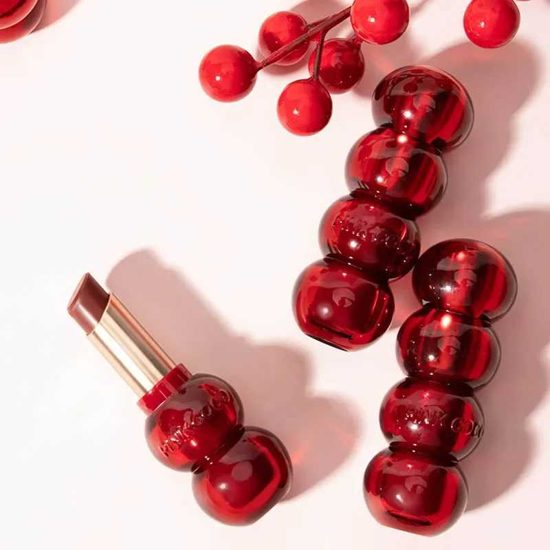 Bingtanghulu Velvet Matte Lipstick Light Pink Soft Fog Lipgloss Non-stick Cup Sexy Hawthorn Red Lip Tint Lip Glaze Korean MakeupXJ241205