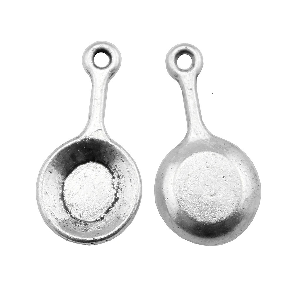 WYSIWYG 20pcs 22x10mm Pendant Pan Kitchenware Charm Pendants For Jewelry Making 241122