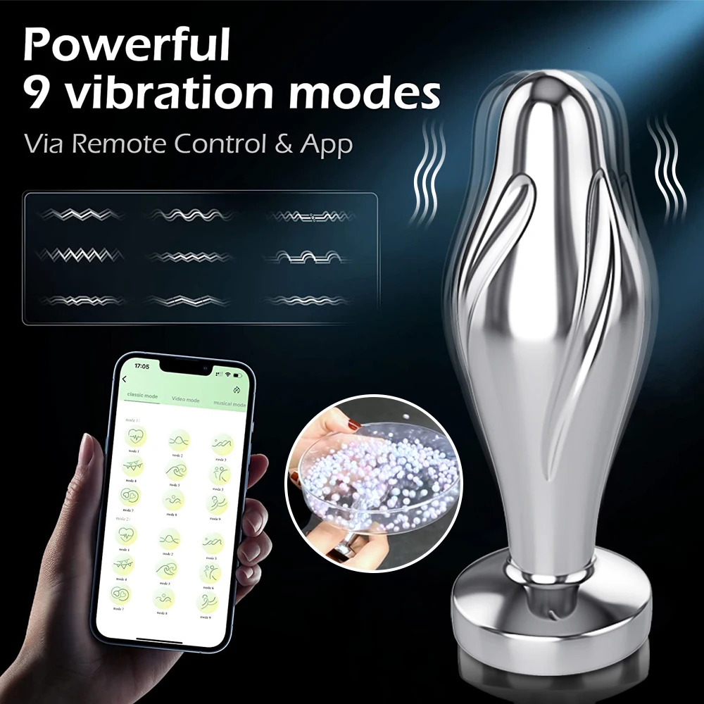 APP Control Anal Plug Butt Plug Vibrator for Men Prostate Massager Male Masturbator Adult Sex Toys For Women Gay Adult Supplies 241205