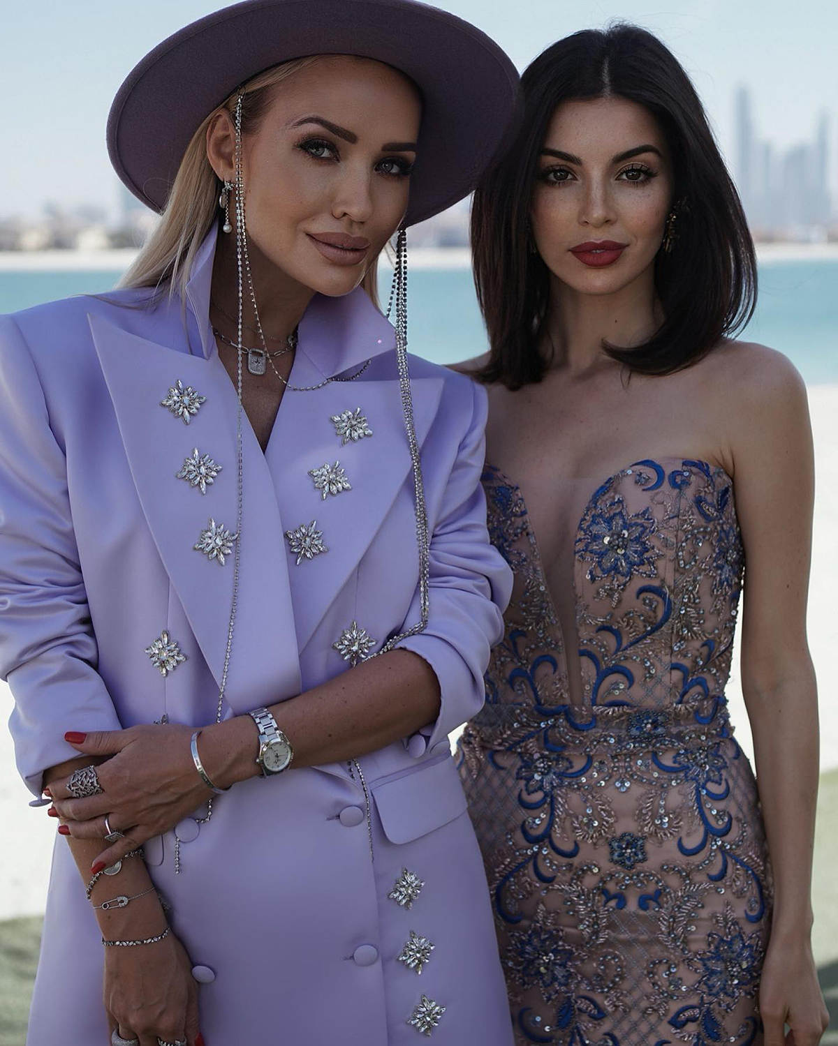 Modern Women Suits Crystal Double Breasted Blazer Ladies Outfits Mother Of The Bride Suits 2 Pieces Sets Classic Pant Jacket Customized Female Evening