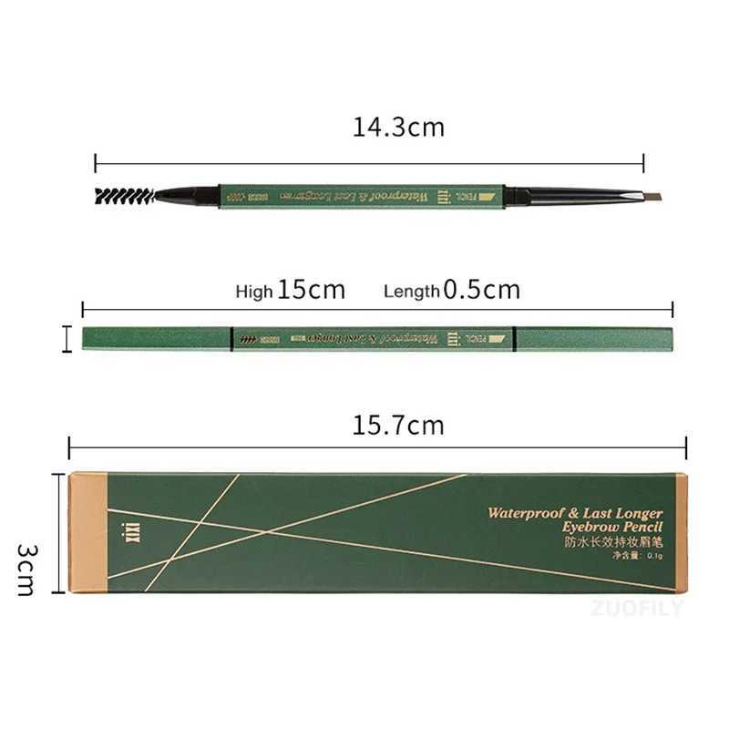2-inch thin triangular eyebrow pencil eyebrow brush durable waterproof sweat resistant ultra precision eyebrow shaper eyebrow makeup W241205