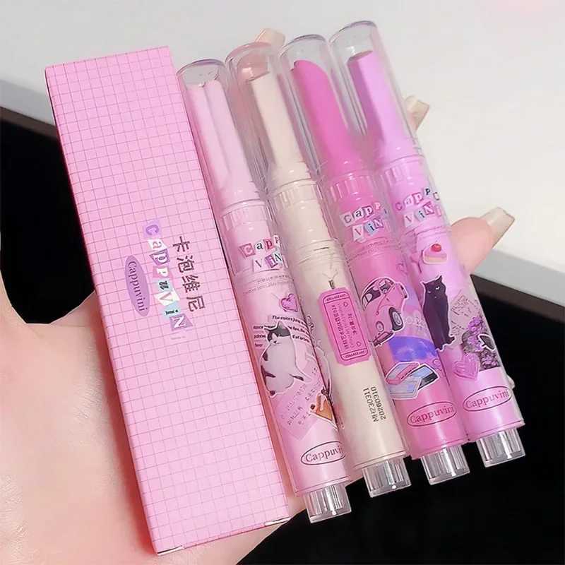 Jelly Mirror Lipstick Makeup Love Shape Waterproof Non-stick Cup Solid Lip Gloss Clear Long Lasting Moisturizing Lipstick PenXJ241205