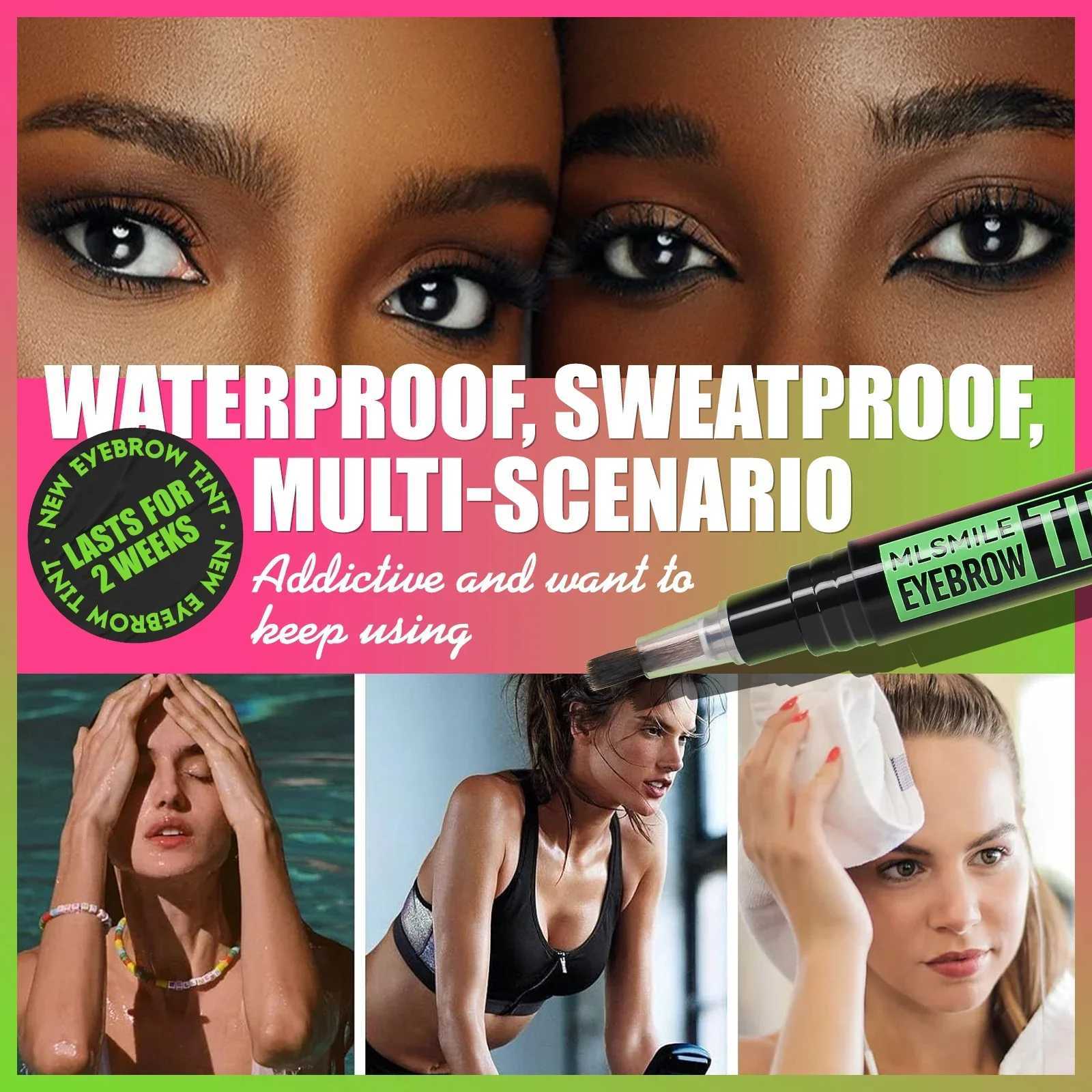 Rotating liquid eye brush dye crayon long-lasting coloring for 2 weeks waterproof makeup eye cream template kitW241205