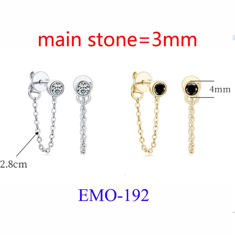 Round Cut BlackMoissanite Womens Tassel Earrings Trend Womens Earrings 925 Silver Yellow Full Medium Silica Jewelry 241205