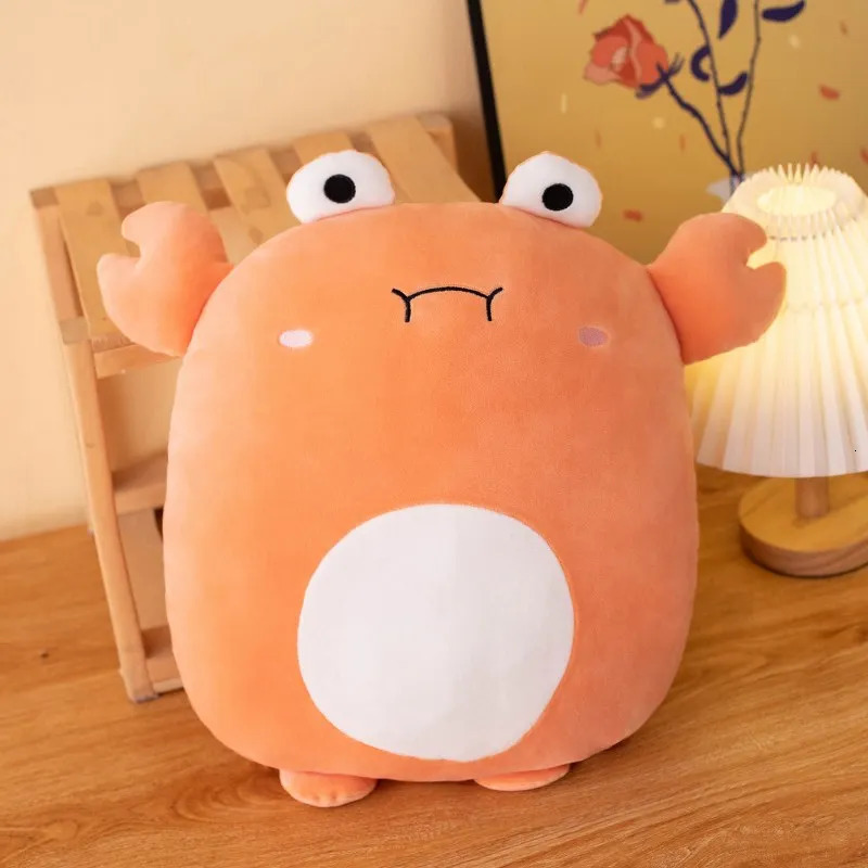40cm Cuddly Squishy Pig Rabbit Panda Crab Kawaii Zoo Animal Plush Pillow Soft Plushie Peluche Doll Kids Birthday Gift 241204