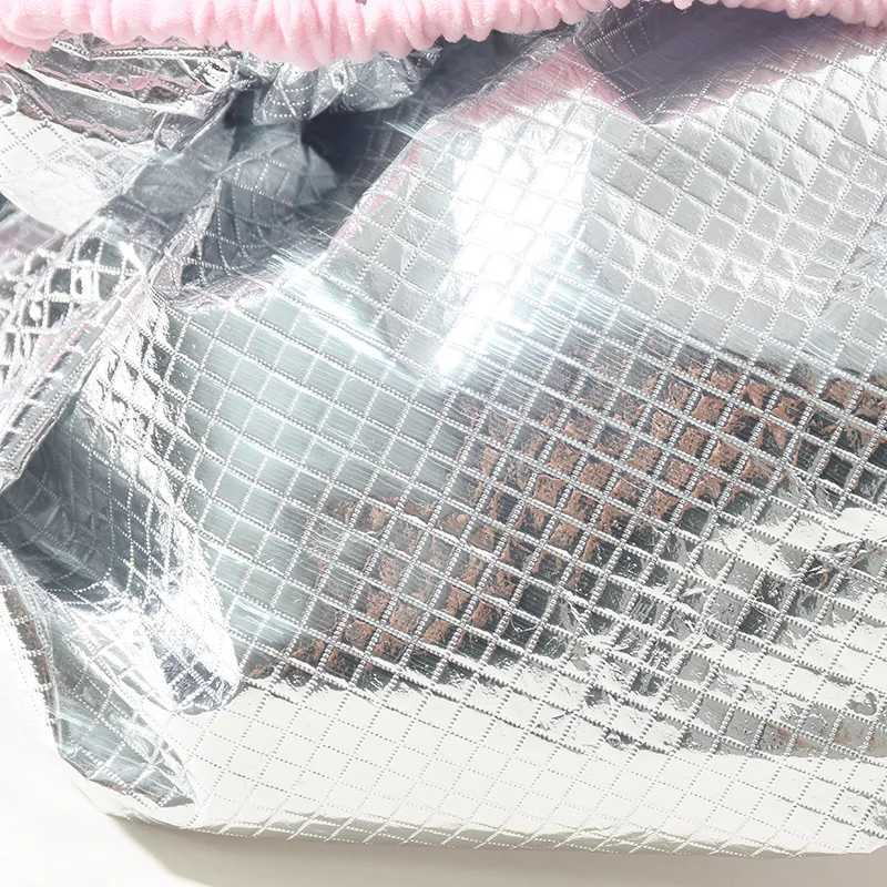 Hair Oil Baking C Self-heating Tin Foil Hat Thickened Heating Steam Hair Mask C Portable Hair Care Hairdring Styling ToolXJ241205