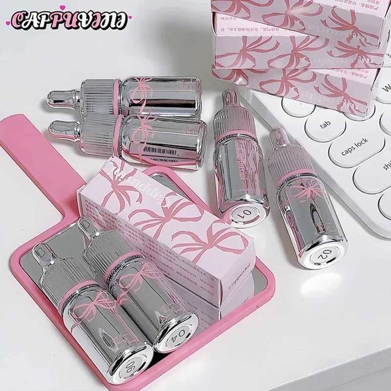 Small Baby Bottle Lipgloss Matte Velvet Lip Gloss Chocolate Color Lipstick Long Lasting Waterproof Lip Makeup Korean CosmeticsXJ241205