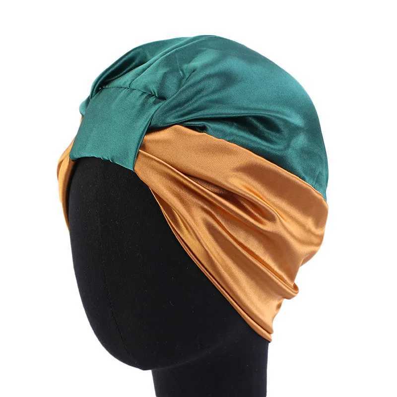 6 Colors Silk Salon Bonnet Women Sleep Shower C Bath Towel Hair Dry Quick Elastic Hair Care Bonnet Head Wr HatXJ241205
