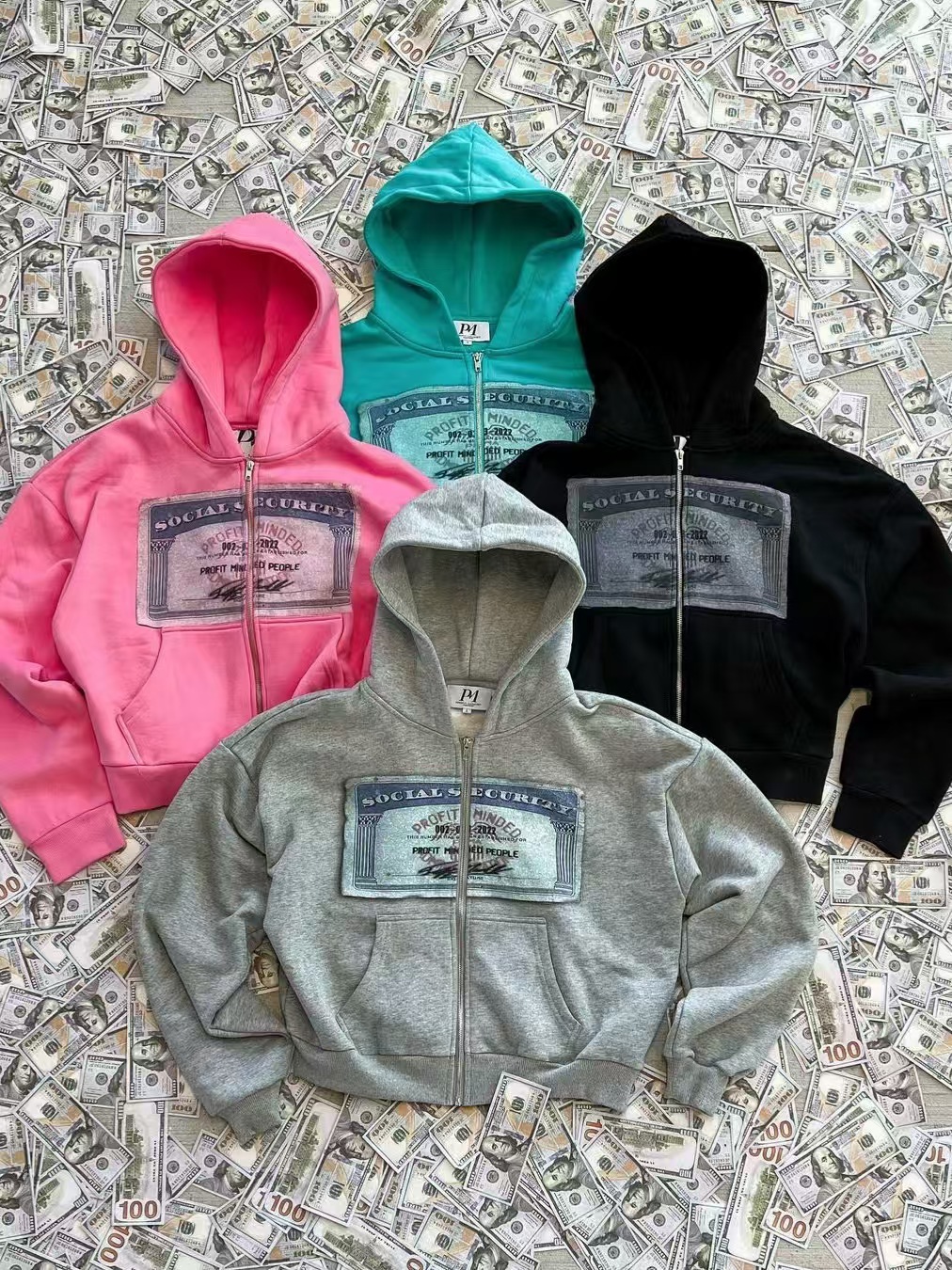 Autumn ins new hooded sweater short coat men and women double hats autumn and winter lovers cottonsu13