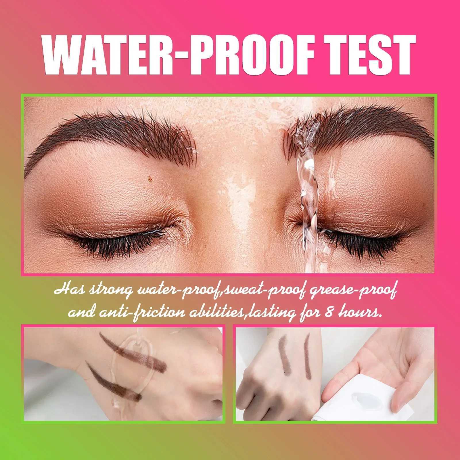 Rotating liquid eye brush dye crayon long-lasting coloring for 2 weeks waterproof makeup eye cream template kitW241205