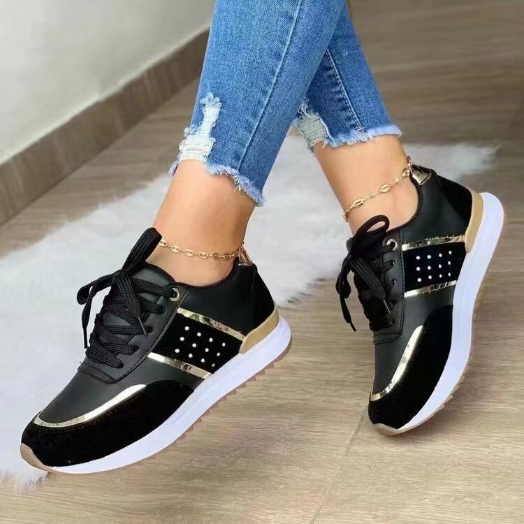 Designer outdoor shoes, European and American plus size sports and leisure shoes, new thick soled strap sports women's shoes, fashionable and ver