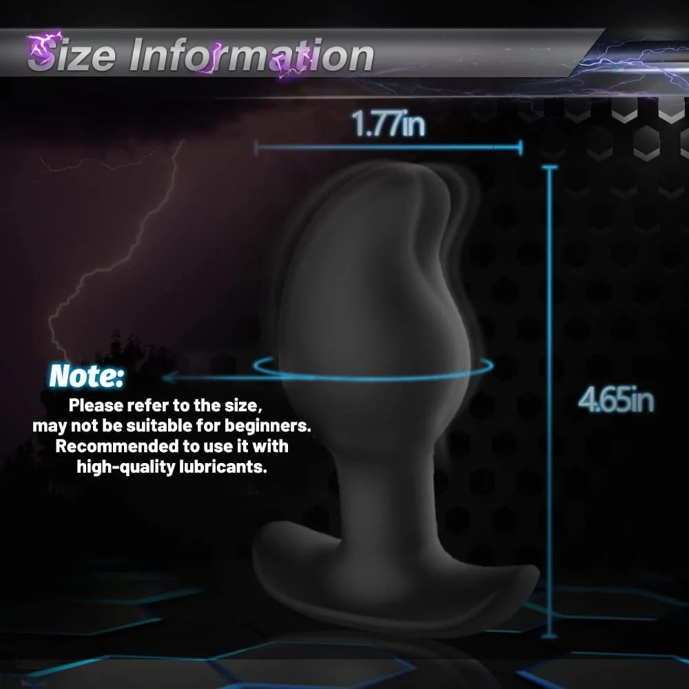 Electric vibration vibrator prostate stimulator Leyuto 8 vibration modes electric stimulation docking plug vibration plug 241205